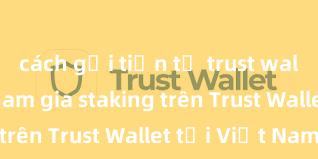 cách gửi tiền từ trust wallet Cách tham gia staking trên Trust Wallet tại Việt Nam